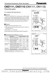 ON1112 datasheet pdf Panasonic