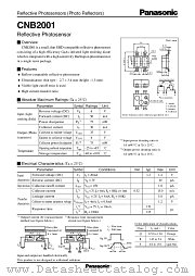CNB2001 datasheet pdf Panasonic