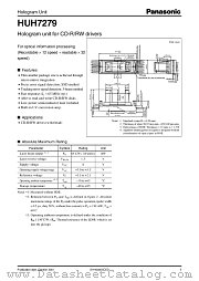HUH7279 datasheet pdf Panasonic