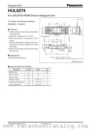 HUL6274 datasheet pdf Panasonic