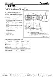 HUH7288 datasheet pdf Panasonic