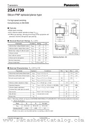 2SA1739 datasheet pdf Panasonic