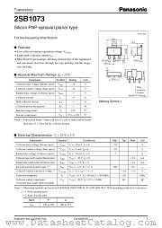 2SB1073 datasheet pdf Panasonic