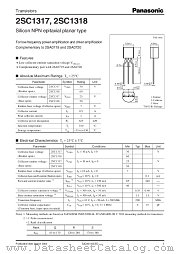 2SC1318 datasheet pdf Panasonic
