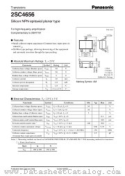 2SC4656 datasheet pdf Panasonic