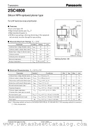 2SC4808 datasheet pdf Panasonic