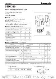 2SD1330 datasheet pdf Panasonic