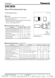 2SC5829 datasheet pdf Panasonic