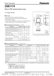 2SB1174 datasheet pdf Panasonic