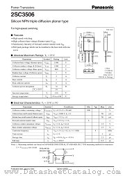 2SC3506 datasheet pdf Panasonic