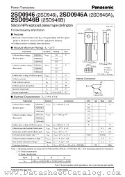 2SD0946B datasheet pdf Panasonic