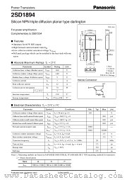 2SD1894 datasheet pdf Panasonic