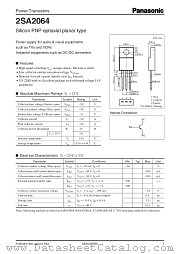 2SA2064 datasheet pdf Panasonic