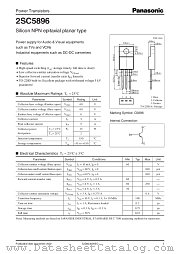 2SC5896 datasheet pdf Panasonic