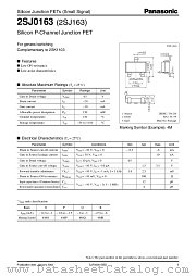 2SJ163 datasheet pdf Panasonic
