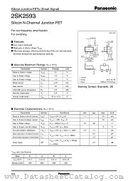 2SK2593 datasheet pdf Panasonic