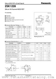2SK1228 datasheet pdf Panasonic