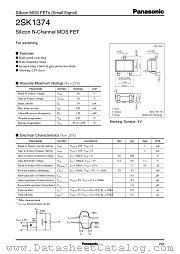 2SK1374 datasheet pdf Panasonic