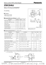 2SK3546J datasheet pdf Panasonic