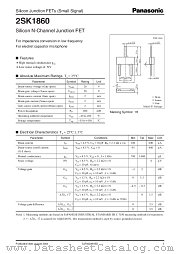 2SK1860 datasheet pdf Panasonic