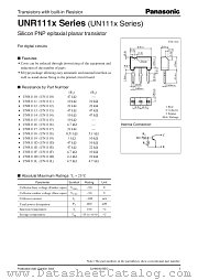 UNR111F datasheet pdf Panasonic