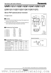 UN112Y datasheet pdf Panasonic