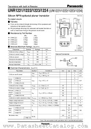 UNR1224 datasheet pdf Panasonic