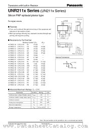 UNR211Z datasheet pdf Panasonic