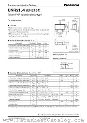 UNR2154 datasheet pdf Panasonic