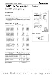 UNR5112 datasheet pdf Panasonic