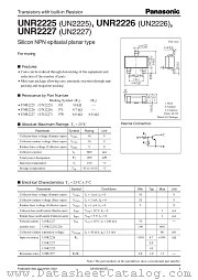 UNR2225 datasheet pdf Panasonic