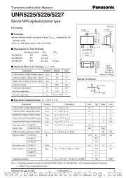 UNR5225 datasheet pdf Panasonic