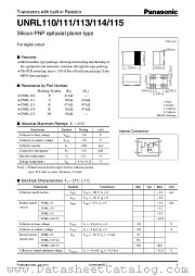 UNRL113 datasheet pdf Panasonic