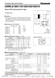 UNRL213 datasheet pdf Panasonic