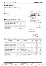 UNR32A5 datasheet pdf Panasonic