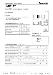 UNRF1AT datasheet pdf Panasonic