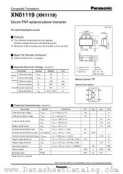 XN01119 datasheet pdf Panasonic