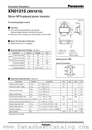 XN01215 datasheet pdf Panasonic