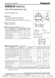 XN02216 datasheet pdf Panasonic