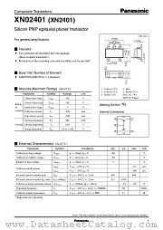 XN2401 datasheet pdf Panasonic