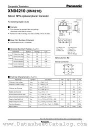 XN4210 datasheet pdf Panasonic