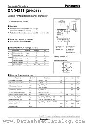 XN04211 datasheet pdf Panasonic