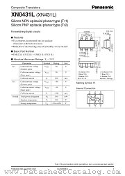 XN431L datasheet pdf Panasonic