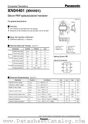 XN4401 datasheet pdf Panasonic