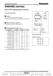 XN4482 datasheet pdf Panasonic