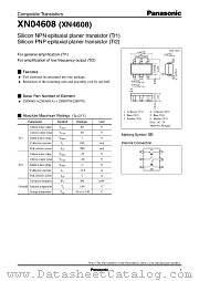 XN04608 datasheet pdf Panasonic