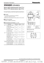 XN04683 datasheet pdf Panasonic
