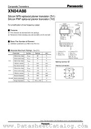 XN04A88 datasheet pdf Panasonic