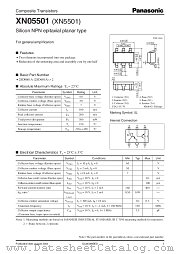 XN5501 datasheet pdf Panasonic