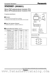 XN05601 datasheet pdf Panasonic